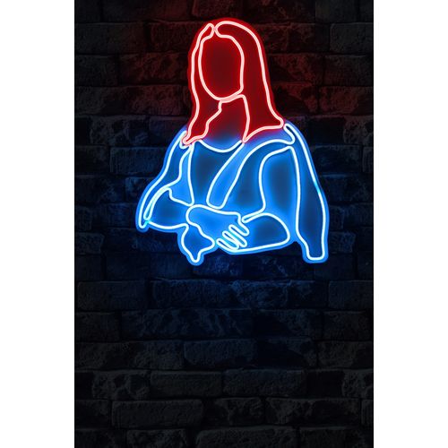 Wallity Ukrasna plastična LED rasvjeta, Mona Lisa - Red slika 10