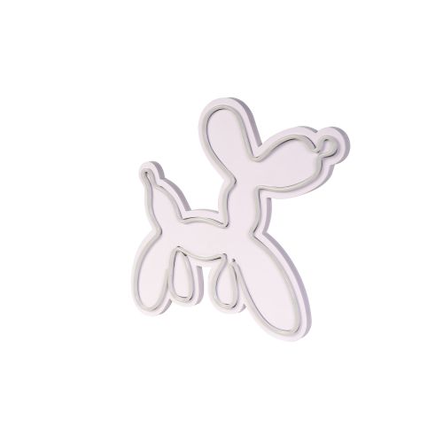 Wallity Ukrasna plastična LED rasvjeta, Balloon Dog - White slika 5