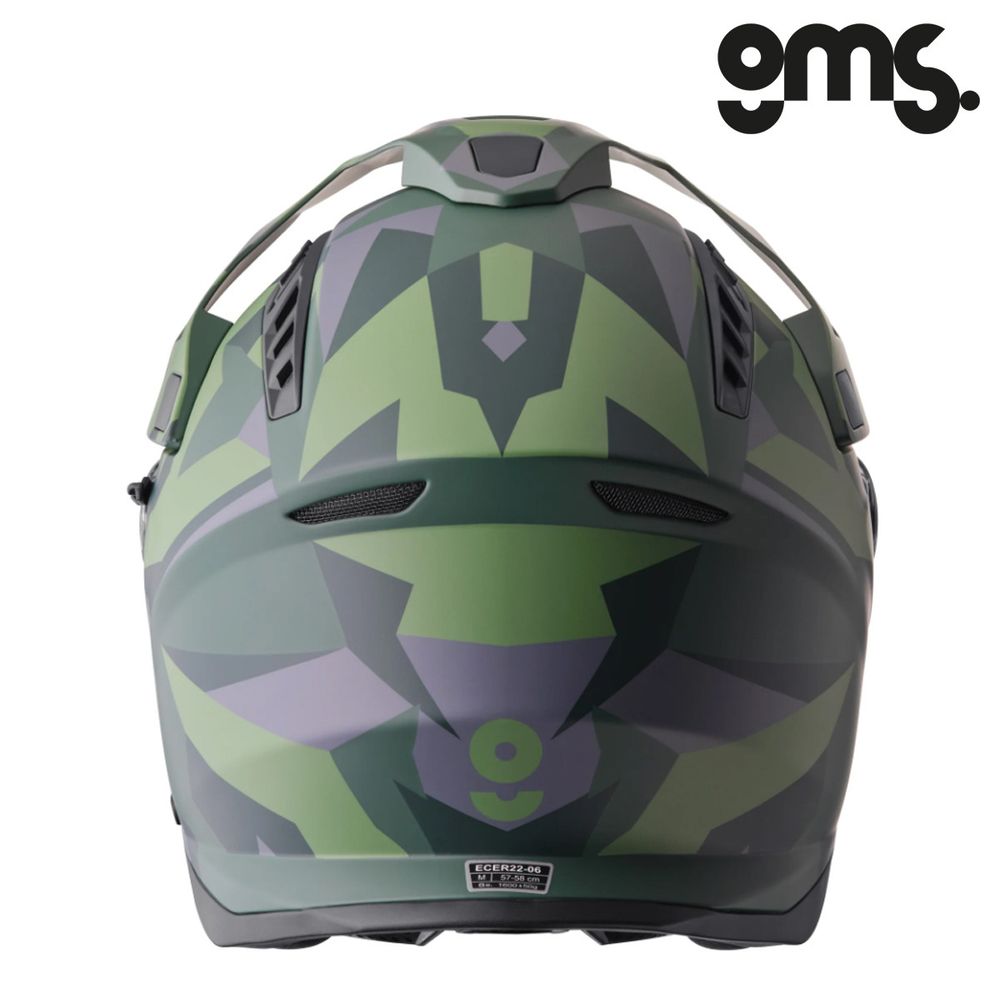 Zatvorena - full face kaciga GMS Adventus Camo - CZ vel.M slika 5