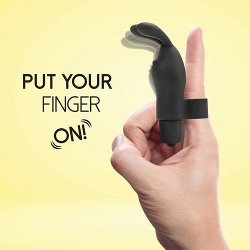 Vibrator za prst FeelzToys - Magic Finger, crni slika 4