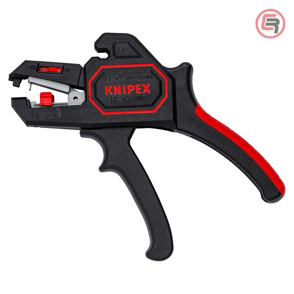 Knipex Kliješta Za Skidanje Izolacije 0,2 - 6,0 mm2 Automatska - 12 62 180 slika 3