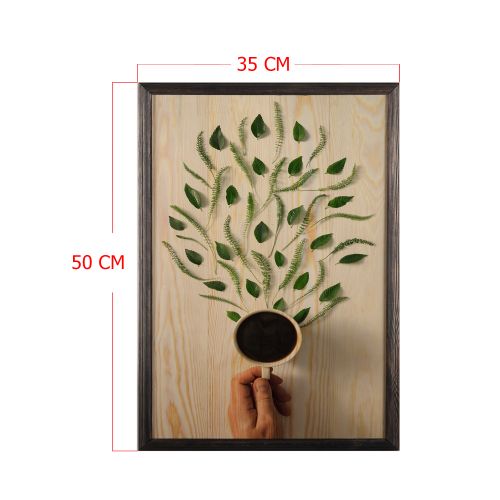 Wallity Drvena uokvirena slika, Coffee Tree slika 3