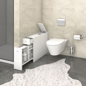Smart - White White Bathroom Cabinet