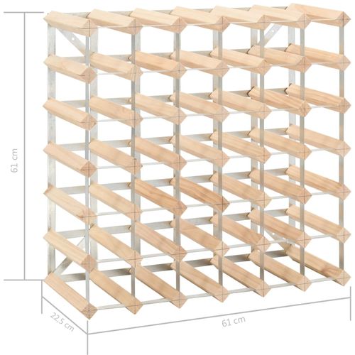 Stalak za vino za 42 boce od masivne borovine slika 5