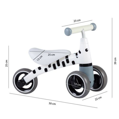 Dječji bicikl EcoToys bez pedala zebra slika 5