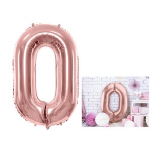 FB1M-0-019R Folijski balon 0 Ružičasto Zlato 86cm