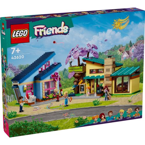 LEGO® FRIENDS 42620 Obiteljske kuće Ollyja i Paisley slika 6