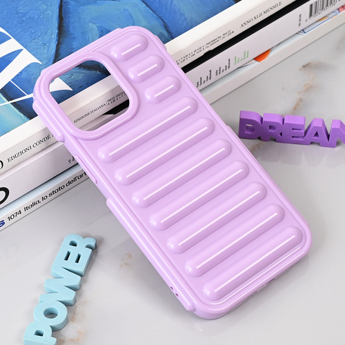 Torbica Color Rib za iPhone 15 Pro Max 6.7 lila slika 5