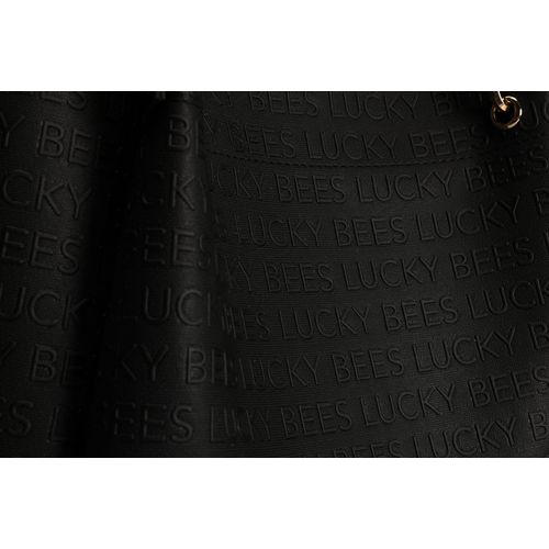 Lucky Bees Ženska torbica ABIGAIL crna veća, 275 - Leather Black slika 2