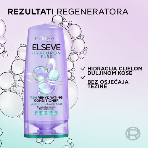 Elseve Hyaluron Pure rehidrirajući regenerator 200 ml slika 2