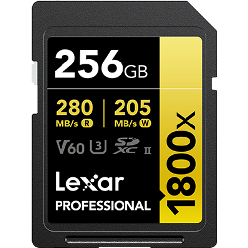 Lexar SD 256GB 1800x SDXC UHS-II card, 270MB/s read 180MB/s write C10 V slika 1