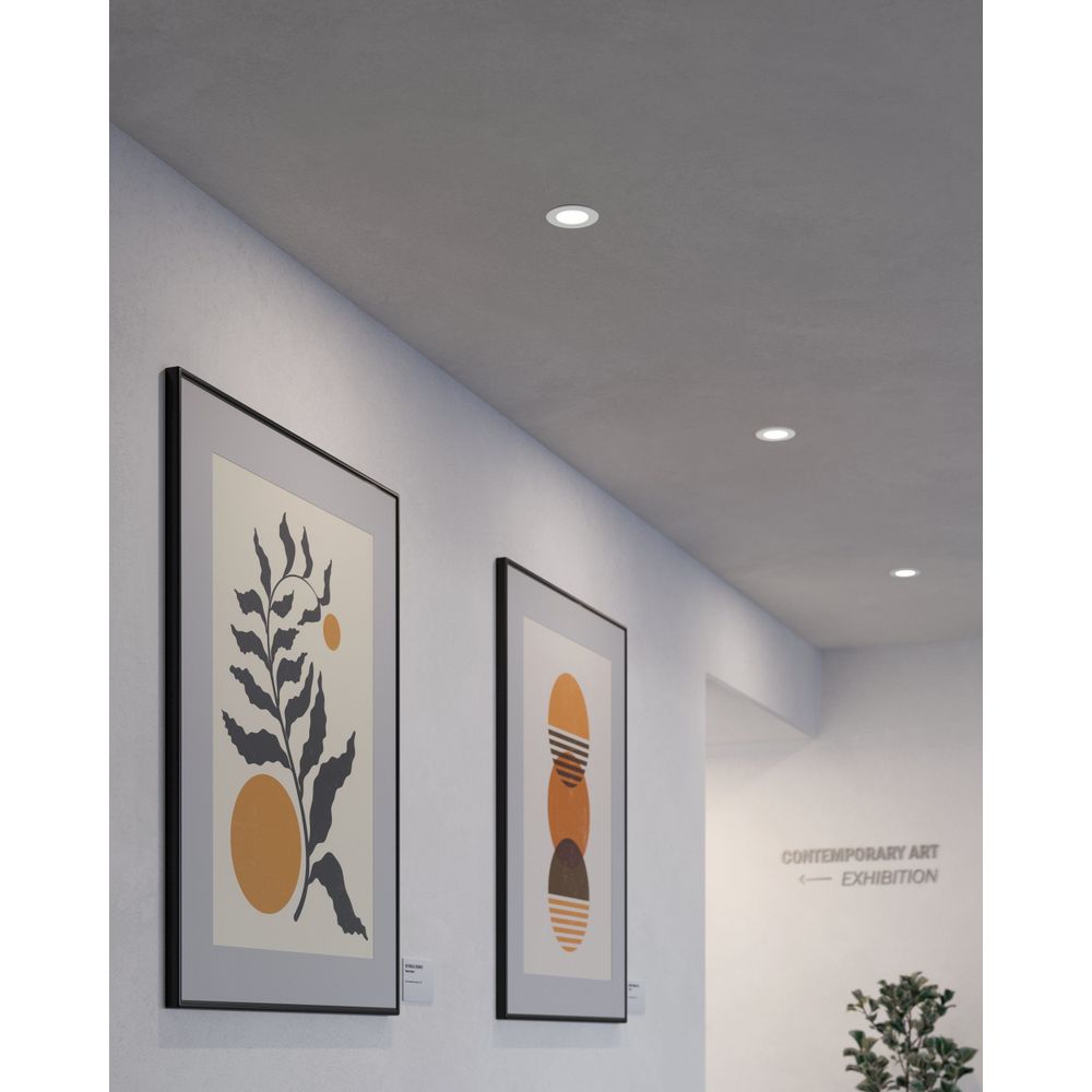 FUEVA 5 Ugradbeno Svjetlo - LED Spot Ø86 Bijelo 3000K slika 2