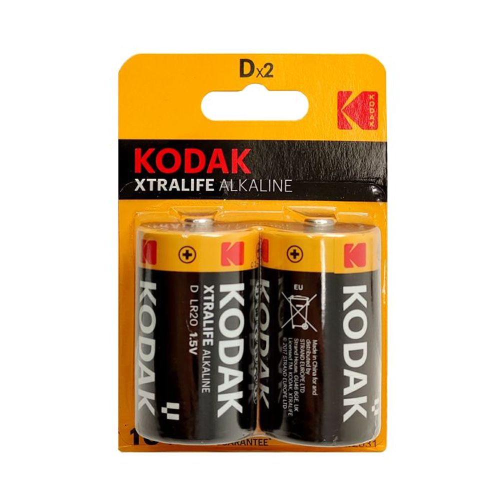 KODAK XTRALIFE ALKALINE D LR20 x2 slika 1