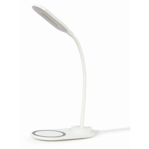 Gembird Desk lamp with wireless charger, white slika 1