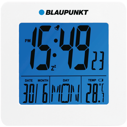 BLAUPUNKT Clock with alarm, temperature and date CL02WH slika 1