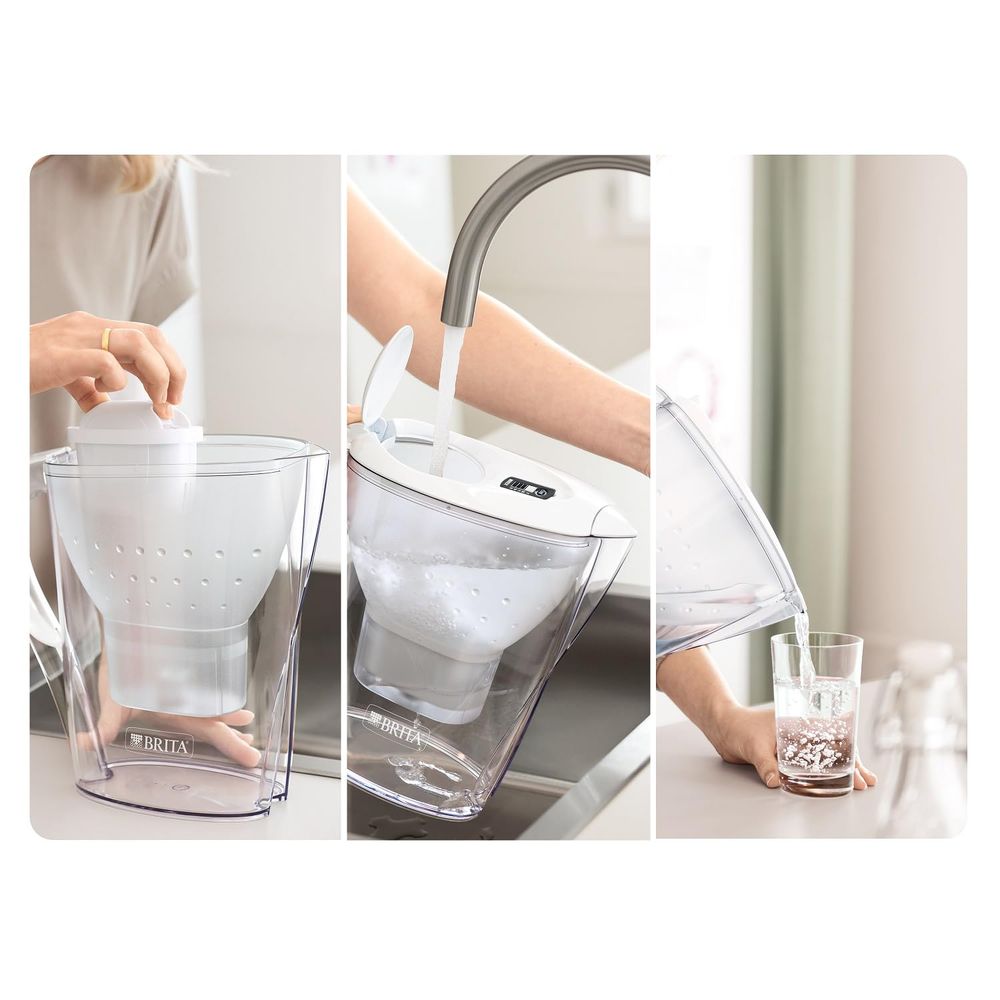 Brita Marella XL PRO bokal za filtriranje vode, 3.5l, bijela slika 3