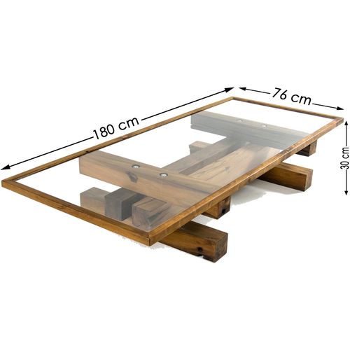 Yabila Brown Coffee Table slika 7