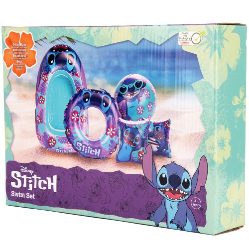 Stitch set za plivanje sa čamcem 4 elementa slika 2