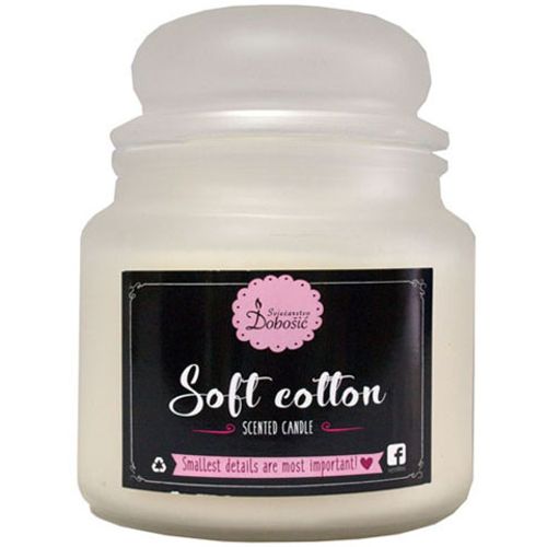 Mirisna svijeća L MAT- Soft cotton slika 1