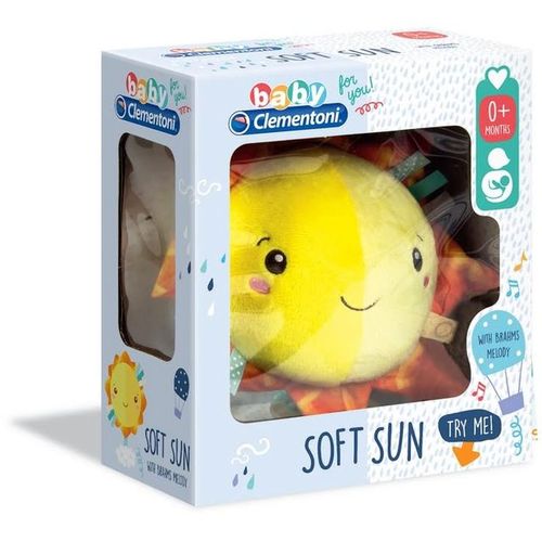 Clementoni Plišana igračka Soft Sun sa muzikom - Sunce slika 1