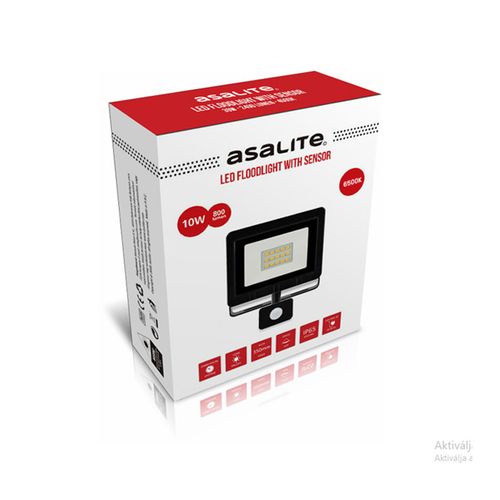 ASALITE LED reflektor 10W 6500K, 800Lm s senzorom slika 2