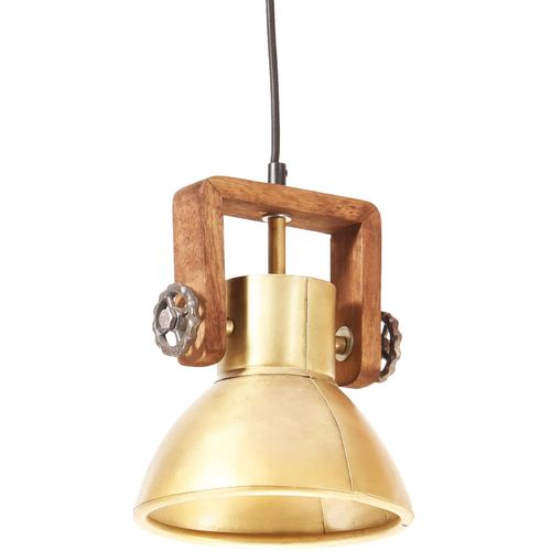 Industrijska viseća svjetiljka 25 W mjedena okrugla 19 cm E27 slika 21