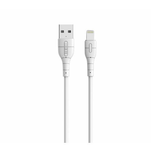 Kabel FIREBIRD by ADDA USB-303-WH, Charge+Data, USB-A na 8Pin, 2.1A,1m, bijeli slika 1