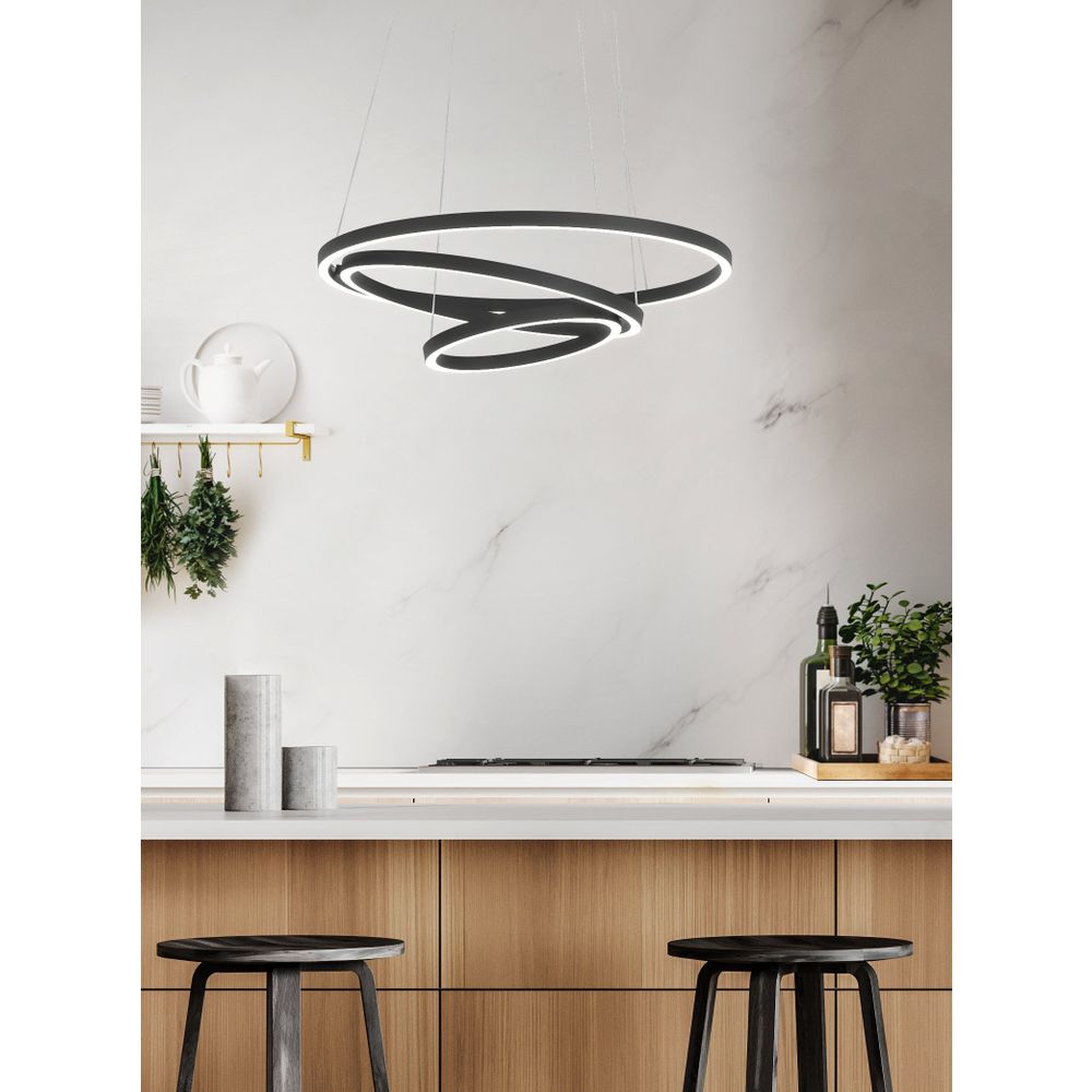 Eglo visilica/1, LED, 43,2W, dimabilna bijela, crna "Lobinero-Z" slika 7