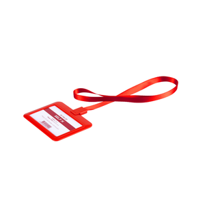 SELF H,plast.uložak za ident.karticu s trakicom,crveni