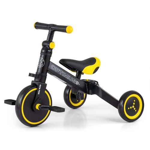 Milly Mally tricikl 3u1 Optimus crno - žuti slika 1