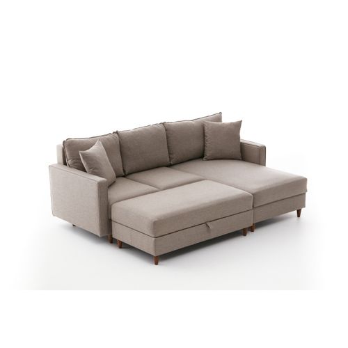 Atelier Del Sofa Kutna garnitura, Krem, Eva Right - Cream slika 6