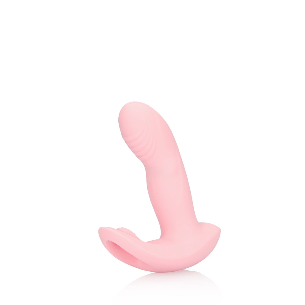 Loveline by Shots vibrator na prste s daljinskim upravljačem - šifon od trešnje slika 5