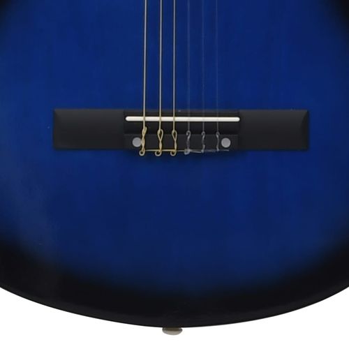 Klasična gitara Western s prorezom i 6 žica plava 38 " slika 6