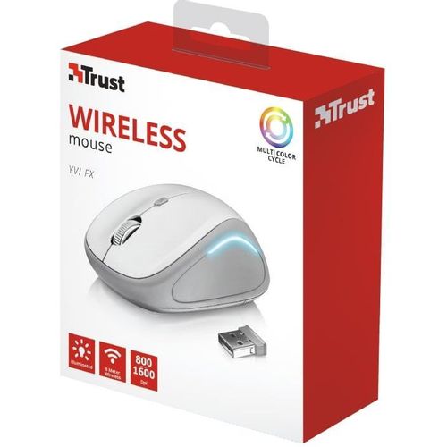 Trust YVI FX WIRELESS MOUSE WHITE (22335) slika 4