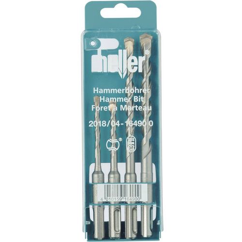 Heller Bionic 16490 0 karbid komplet udarnih svrdla 4-dijelni 5 mm, 6 mm, 8 mm, 10 mm  SDS-Plus 1 Set slika 1