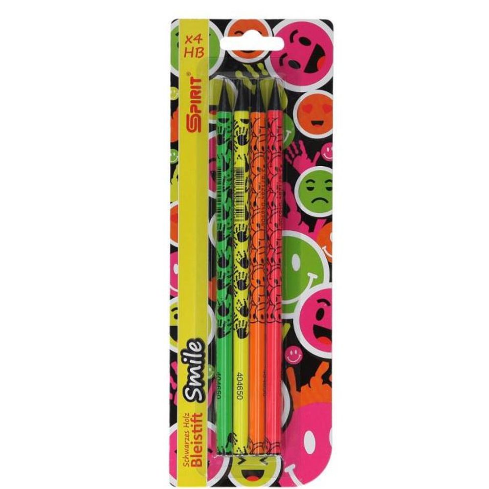 Spirit of Lifestyle Drvena olovka Smile , crno drvo 4/1 Blister slika 1