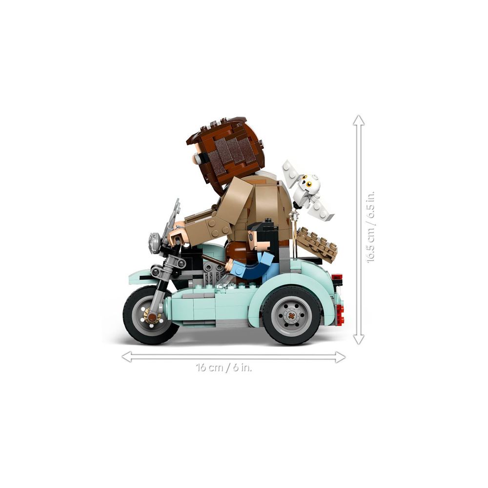 LEGO 76443 Hagrid™ i Harry na motociklu slika 5