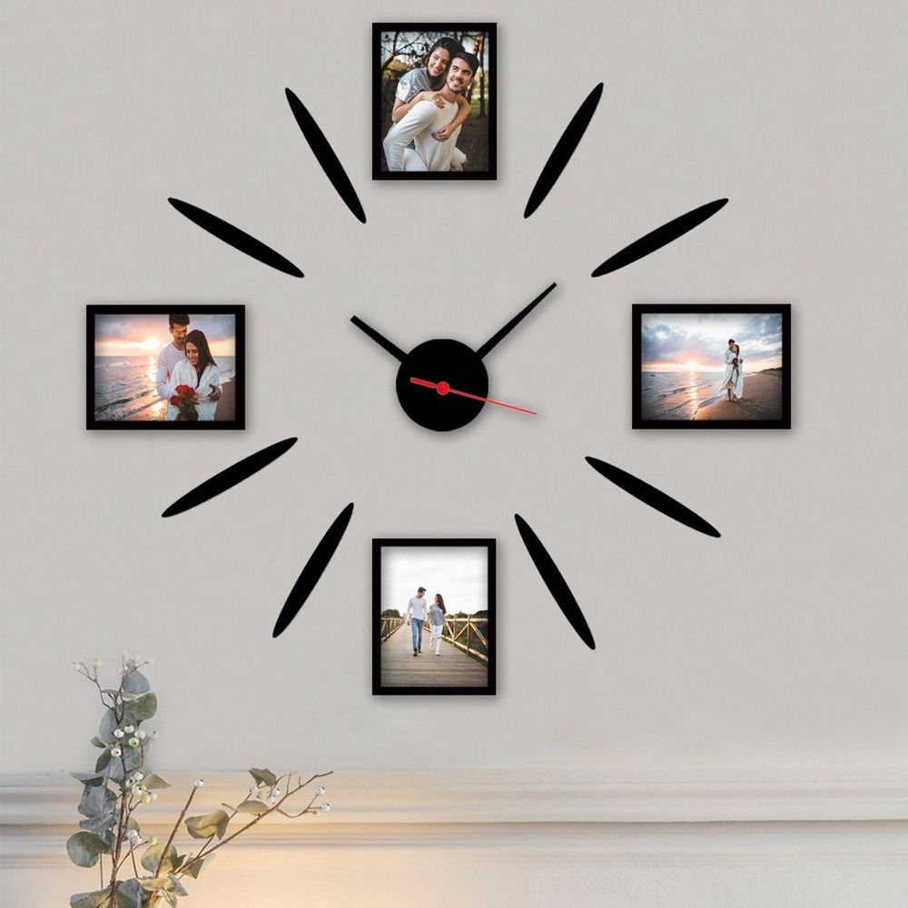 Decorative mdf clock SCS06, colour: multicolor slika 1
