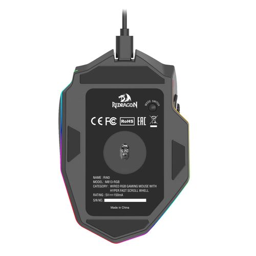 MOUSE - REDRAGON RIND M813-RGB WIRED slika 6