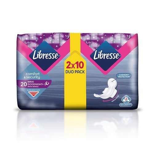 Libresse Maxi Goodnight DUO   ciklusni ulošci 20 kom           slika 1