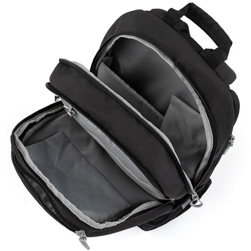 Jednostavni crni ruksak Oxy sport slika 3