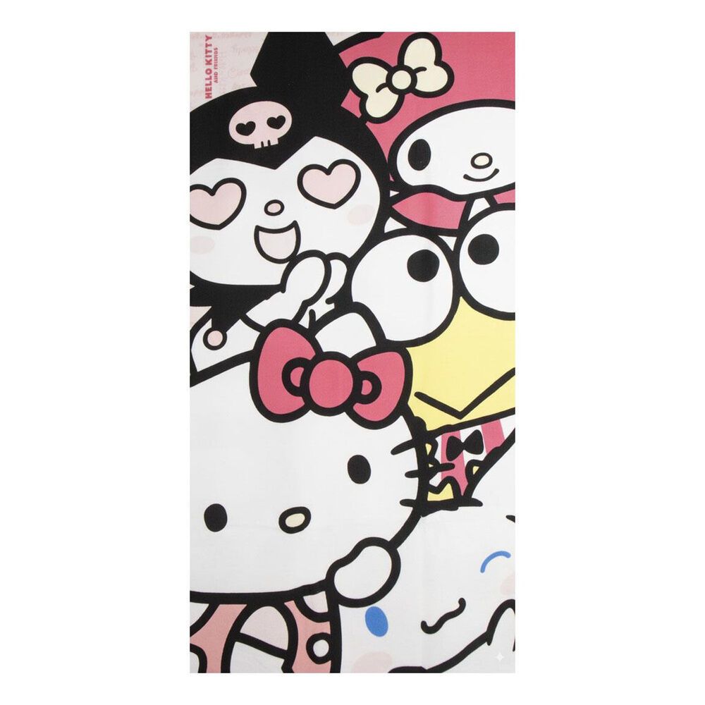 Hello Kitty and Friends ručnik od mikrovlakana slika 1