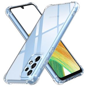 Techsuit Shockproof Clear Silicone prozirna maskica otporna na udarce za Samsung Galaxy A33 5G