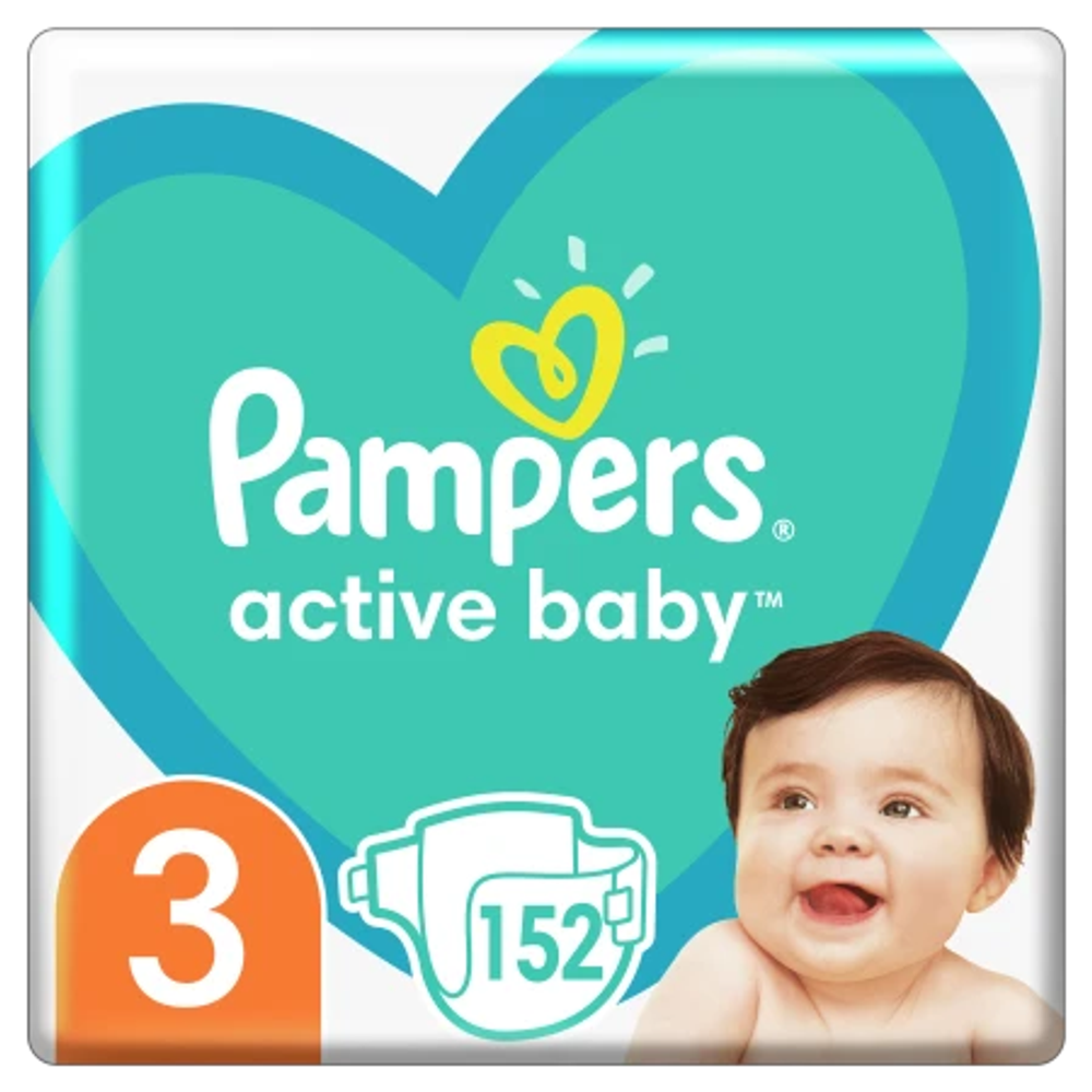 Pampers Active baby pelene mega pack slika 1
