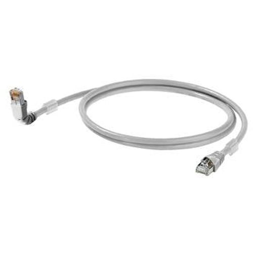 Weidmüller 1248280015 RJ45 mrežni kabel, Patch kabel cat 6a S/FTP 1.50 m siva UL certificiran 1 St. slika 3