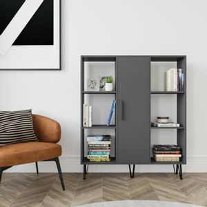 Peoria - Anthracite Anthracite Bookshelf