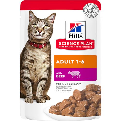 Hill's™ Science Plan™ Mačka Adult vrećica s Govedinom, 85 g slika 1