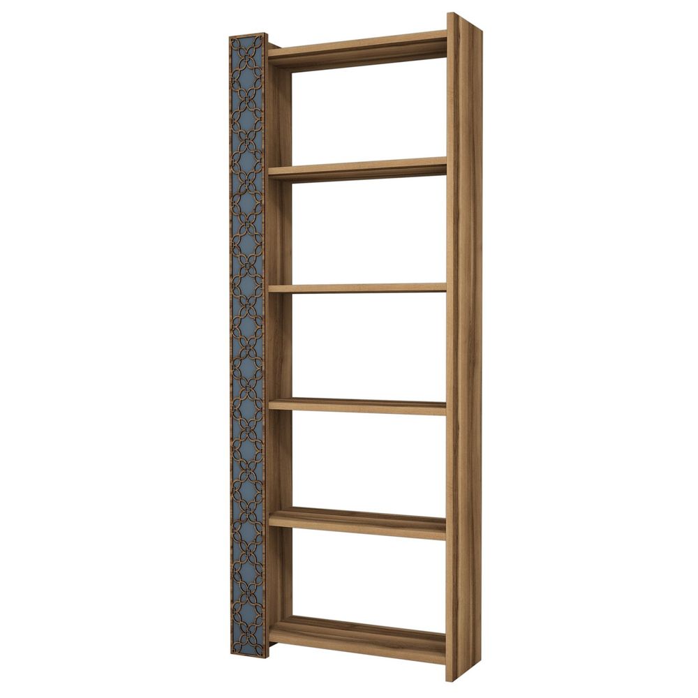 Polica za knjige City - Orah, Ahatni orah slika 3