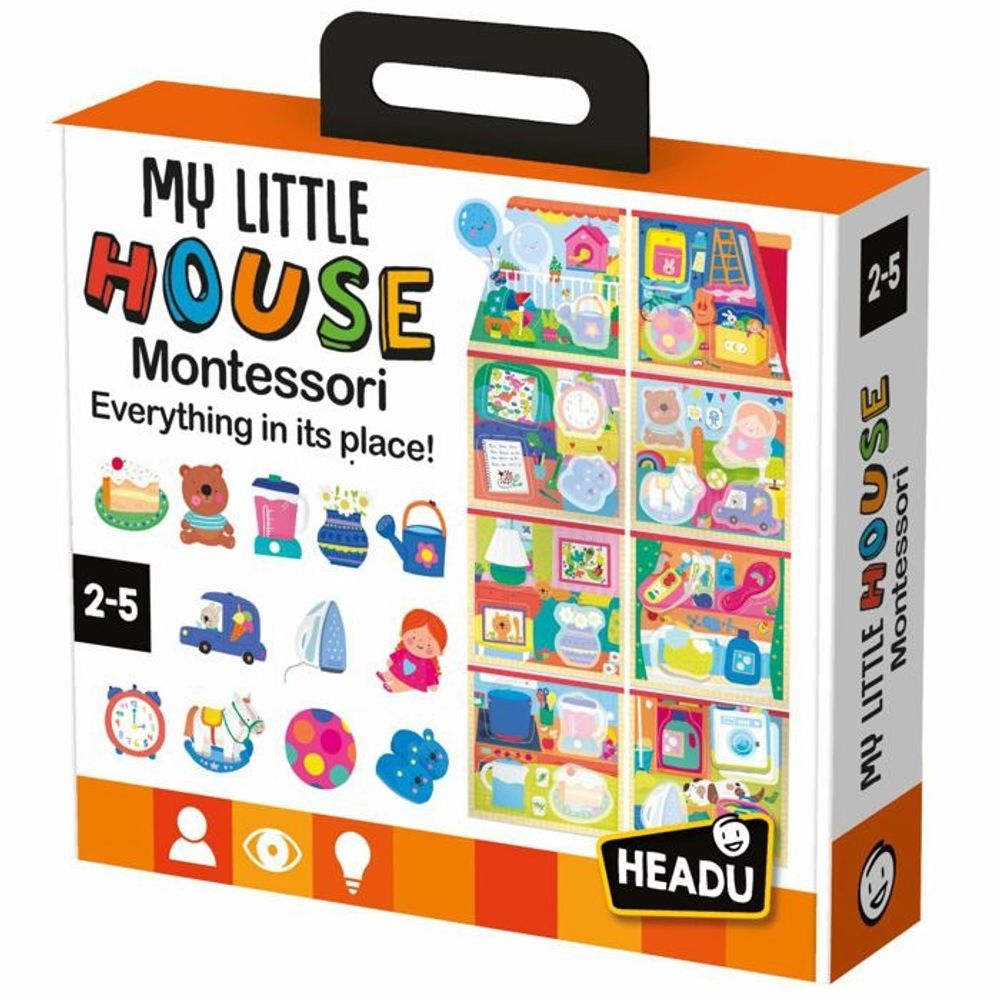 HEADU Edukativna slagalica Montessori My Little House slika 1
