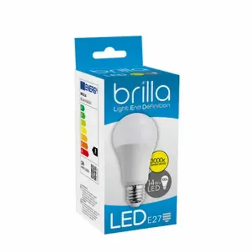 BRILLA LED ŽARULJA E27 A60 14W 3000K slika 2